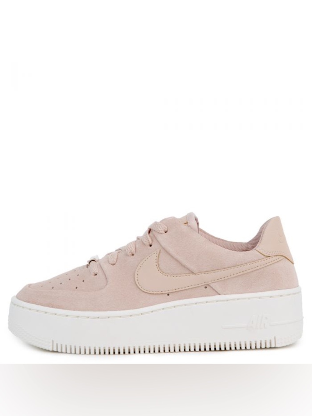 Nike Women’s Low-Top Sneakers in Blush Pink Suede - Picture 3 of 8